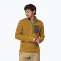 Felpa in pile da uomo Patagonia R1 Air Zip Neck oro cosmico