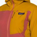 Giacca softshell da donna Patagonia R1 CrossStrata Hoody rosso bardiglio 3