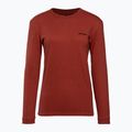 Maniche lunghe da trekking da donna Patagonia P-6 Logo Responsabili-Tee rosso bardiglio