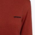 Maniche lunghe da trekking da donna Patagonia P-6 Logo Responsabili-Tee rosso bardiglio 3