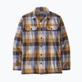 Camicia da uomo Patagonia in cotone organico MW Fjord Flannel guide/mango secco 4