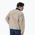 Felpa Patagonia Classic Retro-X da uomo in pile naturale con prugna ossidiana 2