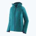 Giacca softshell Patagonia donna R2 TechFace Hoody belay blu 4