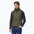Maglione senza maniche da uomo Patagonia Down Sweater basin verde