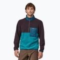 Felpa da uomo Patagonia Microdini 1/2 Zip P/O belay blue trekking