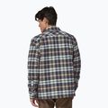 Camicia da uomo Patagonia Insulated Organic Cotton MW Fjord Flannel fields/new navy 2