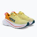 Scarpe da corsa da donna HOKA Bondi X giallo pera/giallo radiante 5