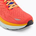 Scarpe da corsa da donna HOKA Clifton 8 fiesta/bluing 7