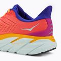 Scarpe da corsa da donna HOKA Clifton 8 fiesta/bluing 10