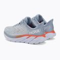Scarpe da corsa da donna HOKA Clifton 8 Wide blu nebbia/plein air 3