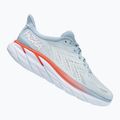 Scarpe da corsa da donna HOKA Clifton 8 Wide blu nebbia/plein air 7