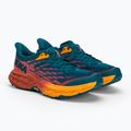 Scarpe da corsa da donna HOKA Speedgoat 5 blu corallo/camelia 4