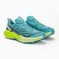 Scarpe da corsa da donna HOKA Speedgoat 5 coastal shade/green glow 4