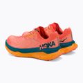 Scarpe da corsa da donna HOKA Tecton X camelia/blu coral 3