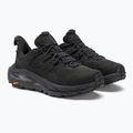 Scarpe da trekking da uomo HOKA Kaha 2 Low GTX nero/nero 4