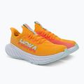 Scarpe da corsa da uomo HOKA Carbon X 3 giallo radiante/camelia 3