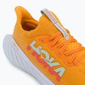 Scarpe da corsa da uomo HOKA Carbon X 3 giallo radiante/camelia 8