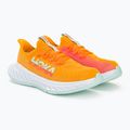 Scarpe da corsa da donna HOKA Carbon X 3 giallo radiante/camelia 5