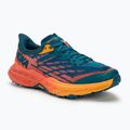 Scarpe da corsa da donna HOKA Speedgoat 5 Wide blu corallo/camelia