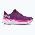 Scarpe da corsa da donna HOKA Clifton 8 vino d'uva/beautyberry 2