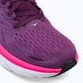 Scarpe da corsa da donna HOKA Clifton 8 vino d'uva/beautyberry 7