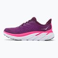 Scarpe da corsa da donna HOKA Clifton 8 vino d'uva/beautyberry 9