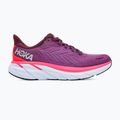 Scarpe da corsa da donna HOKA Clifton 8 vino d'uva/beautyberry 10