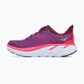 Scarpe da corsa da donna HOKA Clifton 8 vino d'uva/beautyberry 11