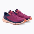 Scarpe da corsa da donna HOKA Zinal festival fucsia/blu scuro 4