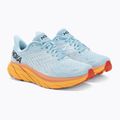Scarpe da corsa da donna HOKA Clifton 8 Wide summer song/ice flow 4