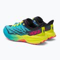 Scarpe da corsa da uomo HOKA Speedgoat 5 blu scuba/nero 4