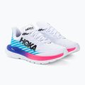 Scarpe da corsa da donna HOKA Mach 5 bianco/azzurro 5