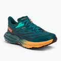 Scarpe da corsa da donna HOKA Speedgoat 5 GTX, colore verde scuro/nero