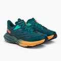 Scarpe da corsa da donna HOKA Speedgoat 5 GTX, colore verde scuro/nero 5