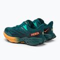Scarpe da corsa da donna HOKA Speedgoat 5 GTX, colore verde scuro/nero 6