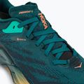 Scarpe da corsa da donna HOKA Speedgoat 5 GTX, colore verde scuro/nero 10