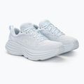 Scarpe da corsa da donna HOKA Bondi 8 bianco/bianco 4