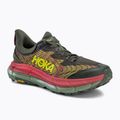 Scarpe da corsa HOKA Mafate Speed 4 da uomo, timo/fiesta
