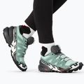 Salomon Speedcross 6 scarpe da corsa da donna yucca/ebano/bianco 3
