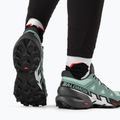 Salomon Speedcross 6 scarpe da corsa da donna yucca/ebano/bianco 4