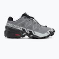 Scarpe da corsa da uomo Salomon Speedcross 6 Wide quiet shade/nero/blu perla 2