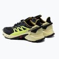 Scarpe da corsa da uomo Salomon Supercross 4 GTX nero/verde chiaro/acido lime 5