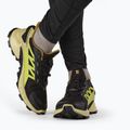 Scarpe da corsa da uomo Salomon Supercross 4 GTX nero/verde chiaro/acido lime 3