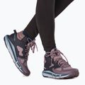 Scarponi da trekking da donna Salomon Predict Hike Mid GTX quaglia/cielo notturno/astral aura 17