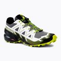Salomon Speedcross 6 nero/bianco/acido lime scarpe da corsa da uomo