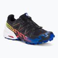 Scarpe da corsa da uomo Salomon Speedcross 6 GTX Blue fire black/surf the web/safety yellow
