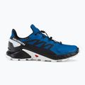 Scarpe da corsa Salomon Supercross 4 GTX da uomo blu lapis/nero/bianco 2