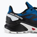 Scarpe da corsa Salomon Supercross 4 GTX da uomo blu lapis/nero/bianco 11