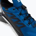 Scarpe da corsa Salomon Supercross 4 GTX da uomo blu lapis/nero/bianco 12