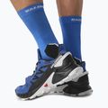 Scarpe da corsa Salomon Supercross 4 GTX da uomo blu lapis/nero/bianco 4